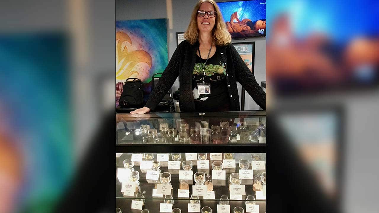 Debby Goldsberry is the owner of several retail marijuana outlets known as dispensaries.