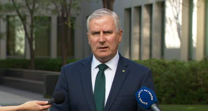 Nationals Leader Michael McCormack at Parliament House in Canberra.