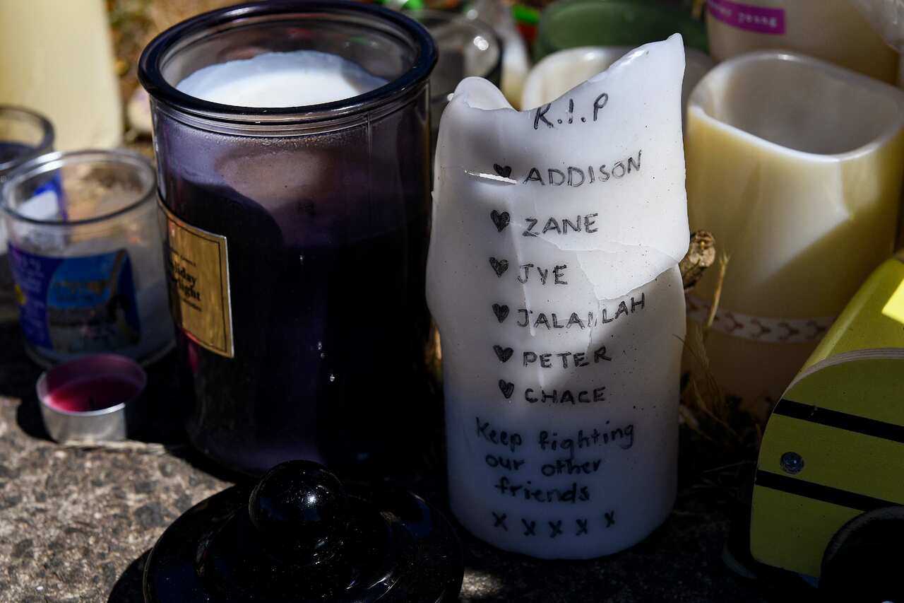 Six children were killed after a jumping castle was lifted 10 metres into air by a powerful gust of wind.