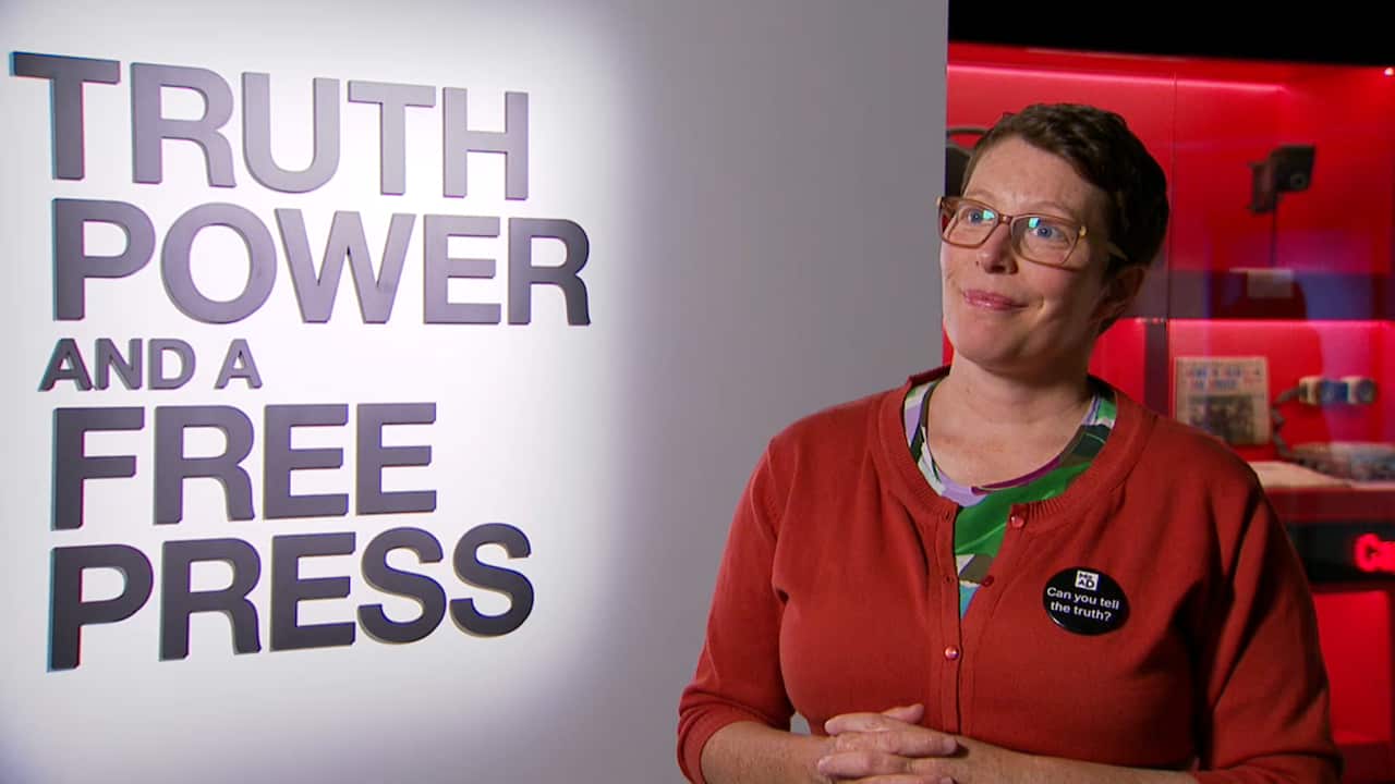 Curator Holly Williams.