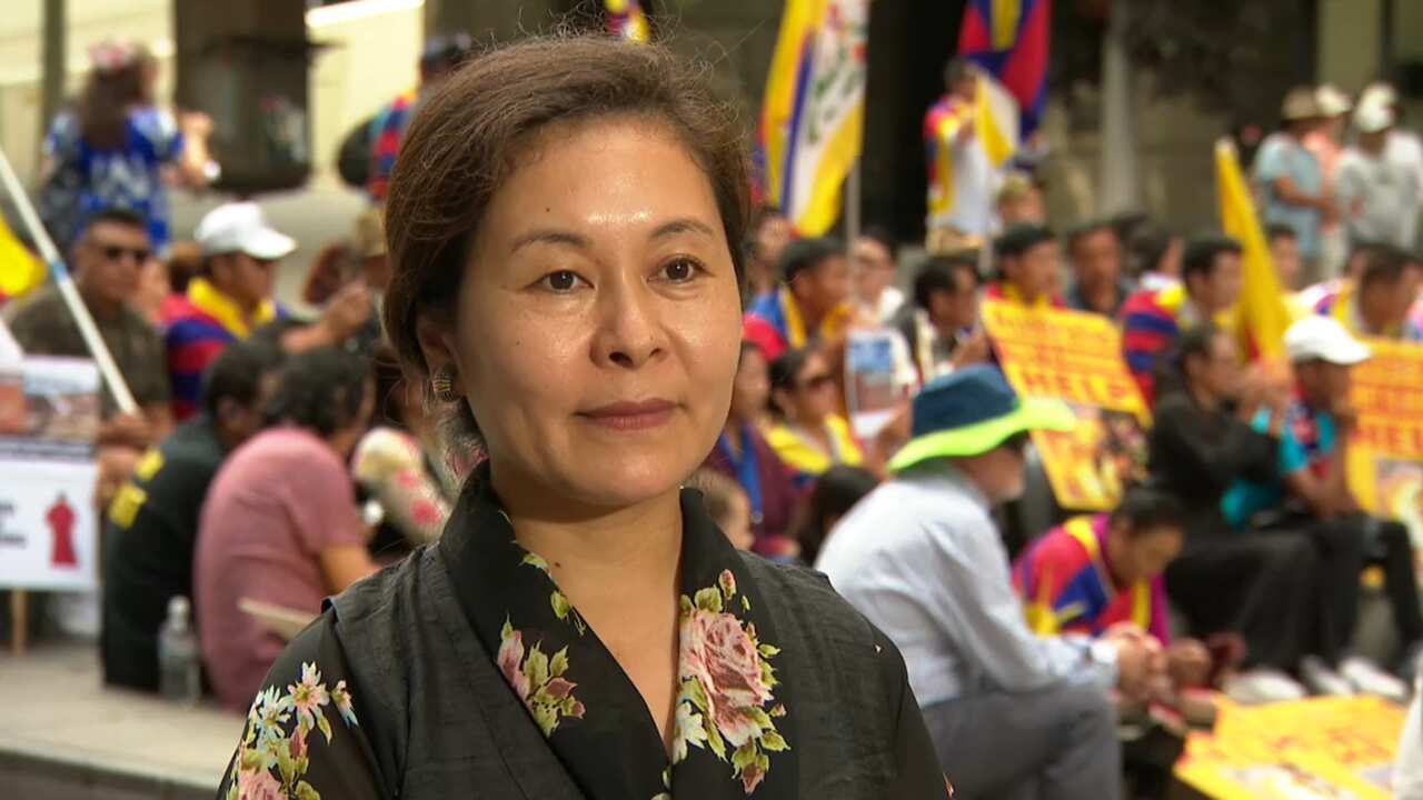 Kyinzom Dhongdue, Executive Officer of the Australian Tibet Council and member of Tibet's Parliament in Exile.