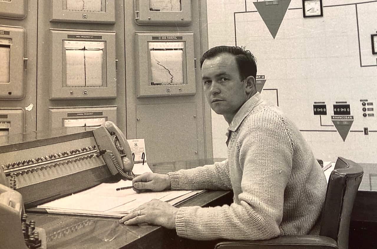 Dieter Amelung started working at Snowy Hydro in 1953. 