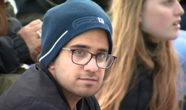 Amir Hashemipour at the concert on Sunday.