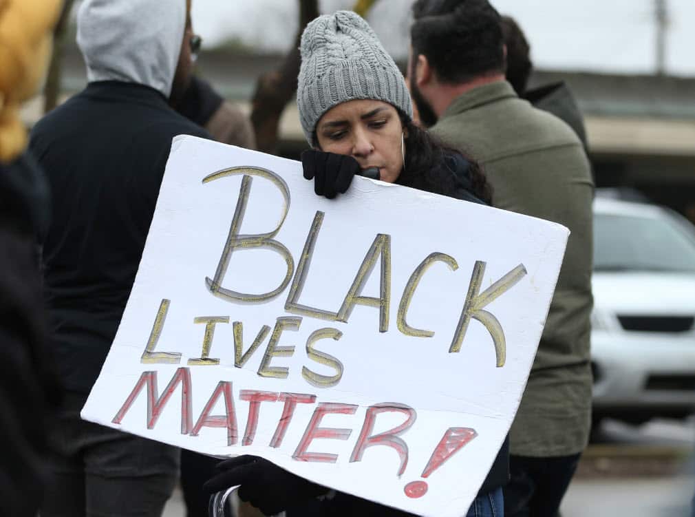 Dozens demonstrated outside the Sacramento Police Department to protest the decision (AAP)