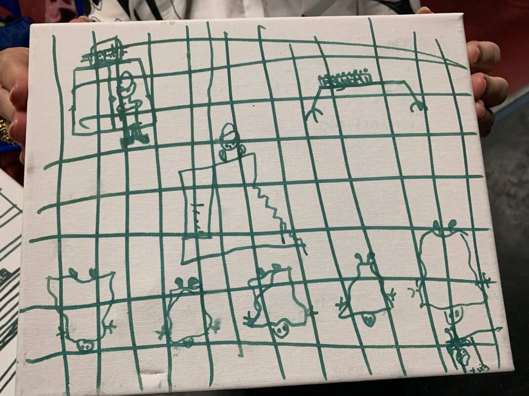 The American of Pediatrics say the drawings show children’s views of their time in detention at the US southern border.