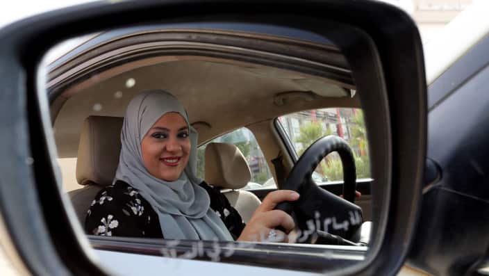 Dina Yousef is one of many women in Saudi Arabia celebrating the end of the ban on driving for women. 