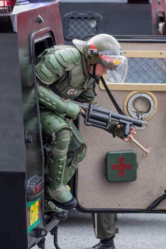 Troops deploy following the blast.