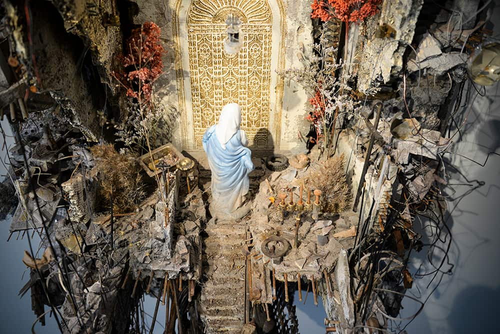 'Why Have You Forsaken Us?!' exhibit by Mohamad Hafez.