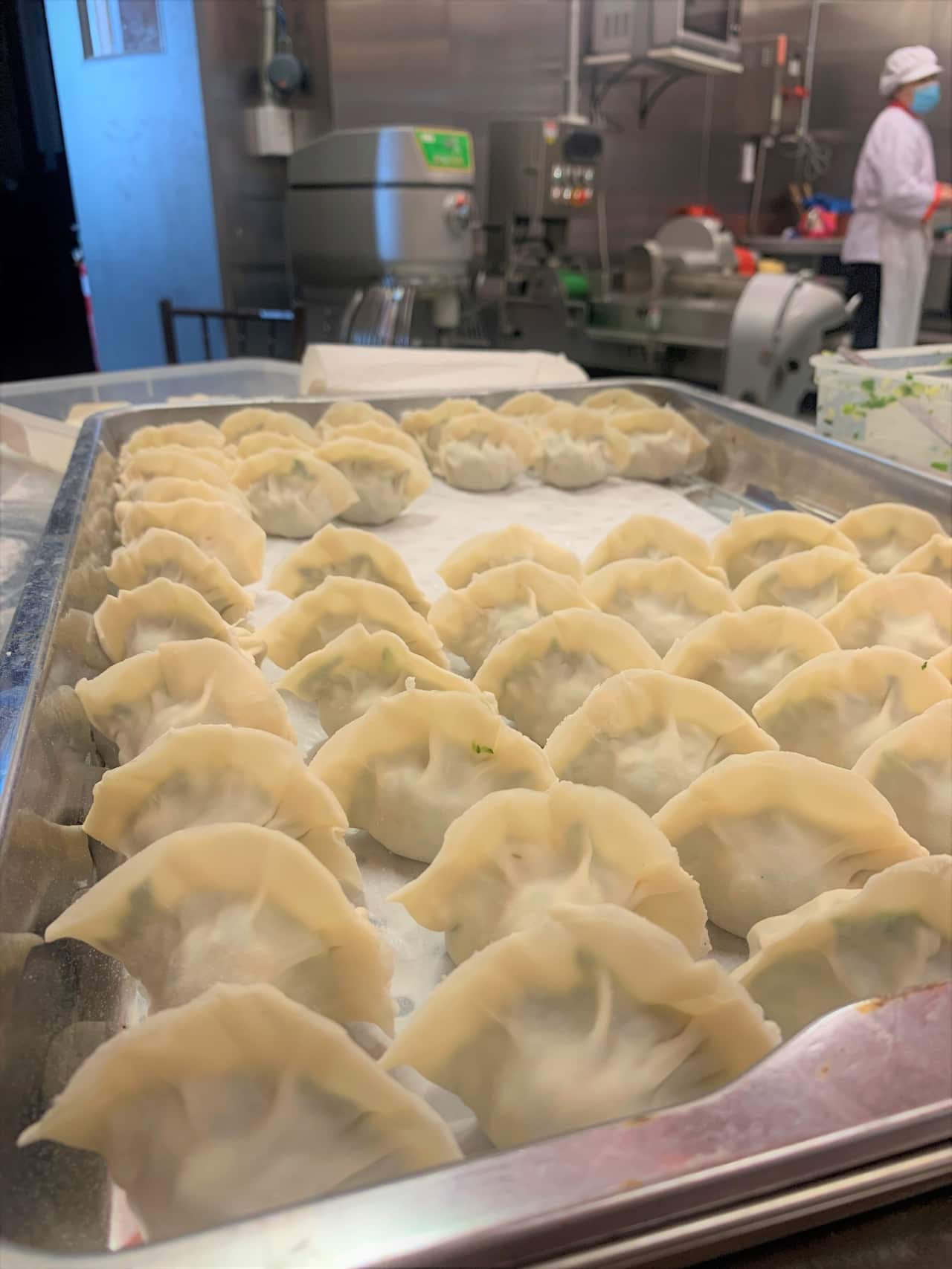 All ShanDong MaMa dumplings are hand made.