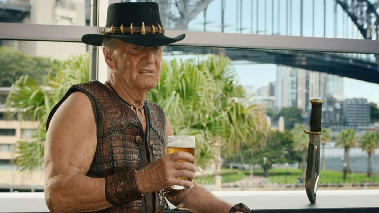 Paul Hogan featured in Tourism Australia's campaign.