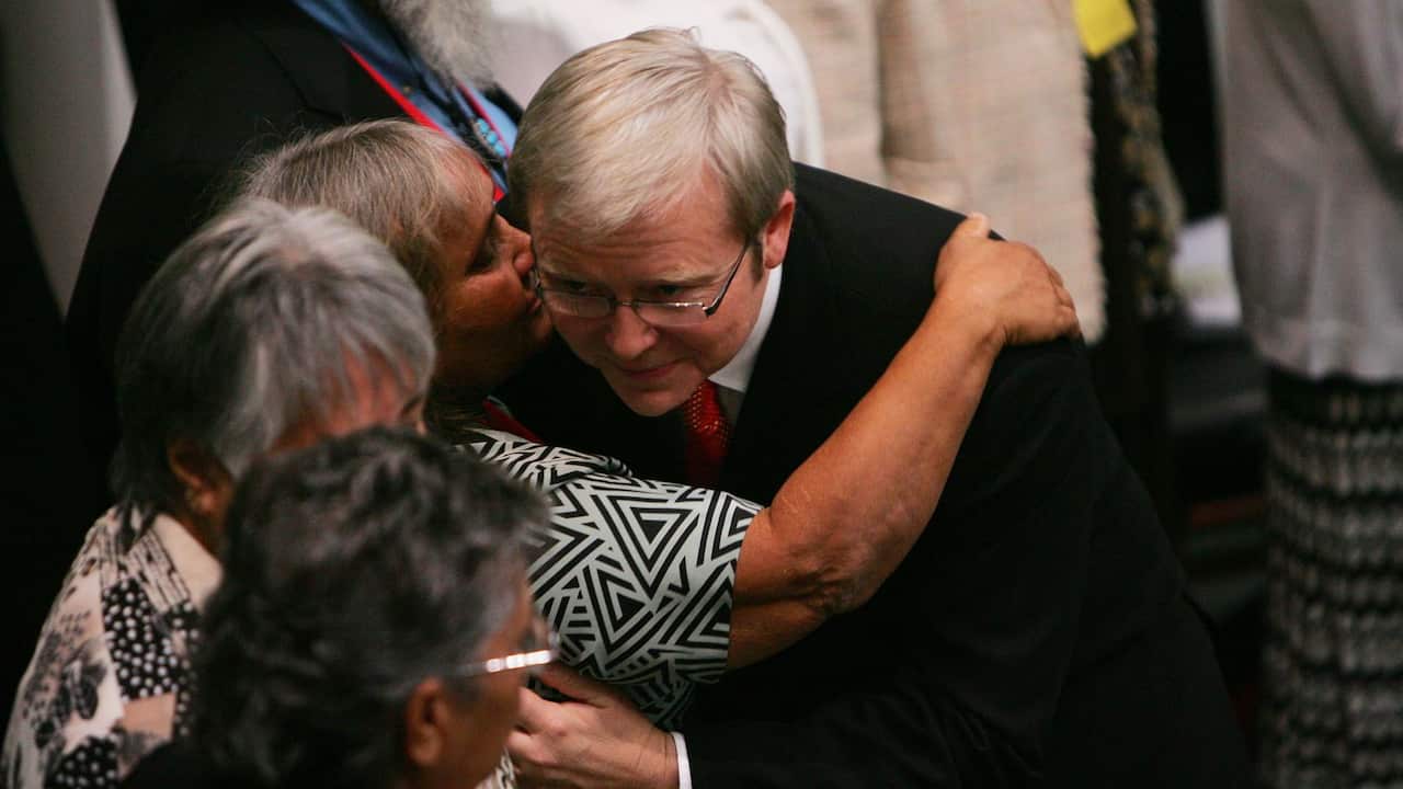 Kevin Rudd delivered the national apology to the stolen generations 12 years ago. 