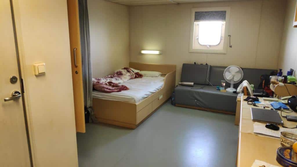 The living conditions of the vessel. 