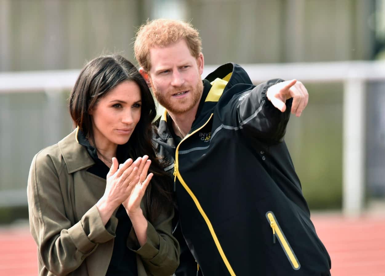 Britain's Prince Harry and Meghan Markle visit Bath University, in Bath, Britain, 06 April 2018,