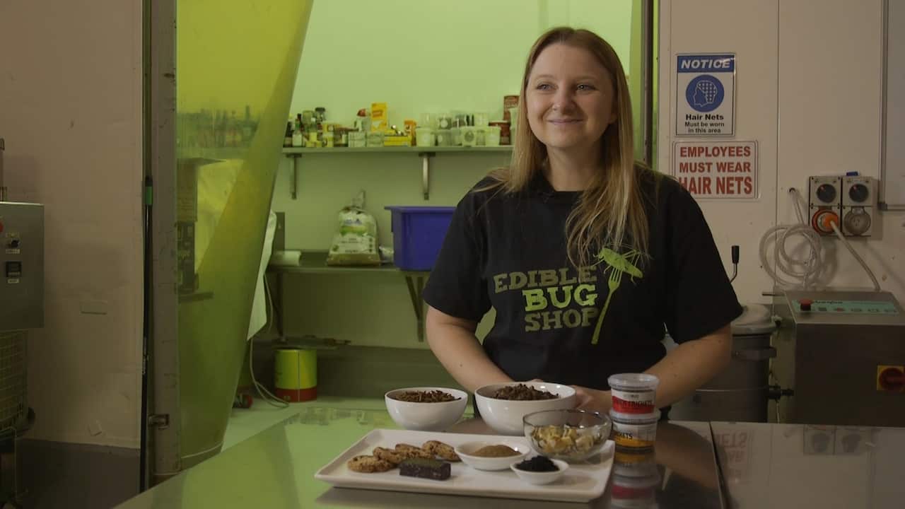 Skye Blackburn has used her background in insect and food science to launch the Edible Bug Shop.