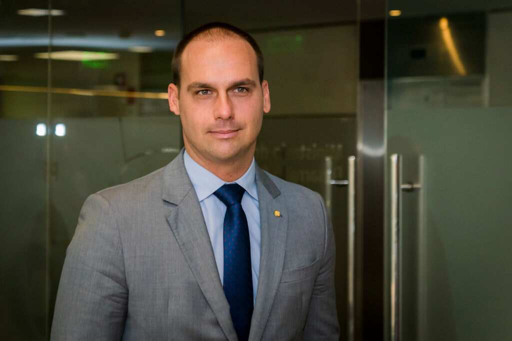 Eduardo Bolsonaro visits Chile