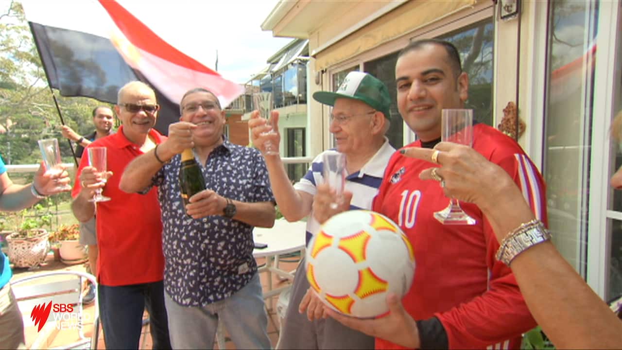 Members of Australia's Egyptian community. 
