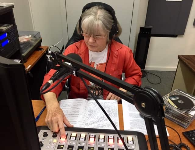 Eirwen Taylor, presenter of "Ffenast ar Gymru/ Window on Wales"