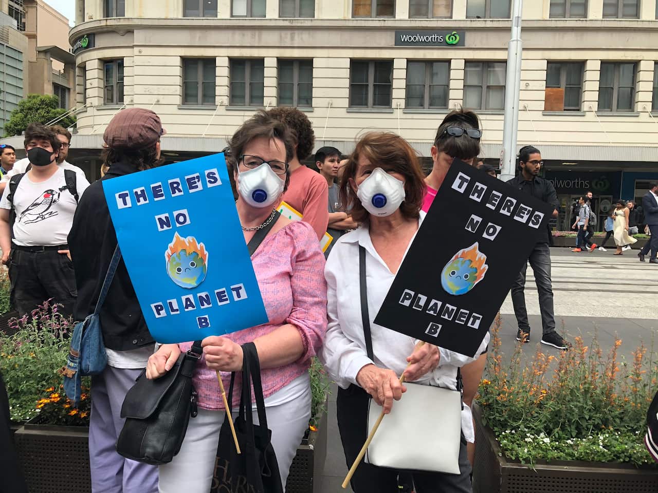 Anne and Sarah are high school science teachers. They say they felt compelled to join their students in protest.