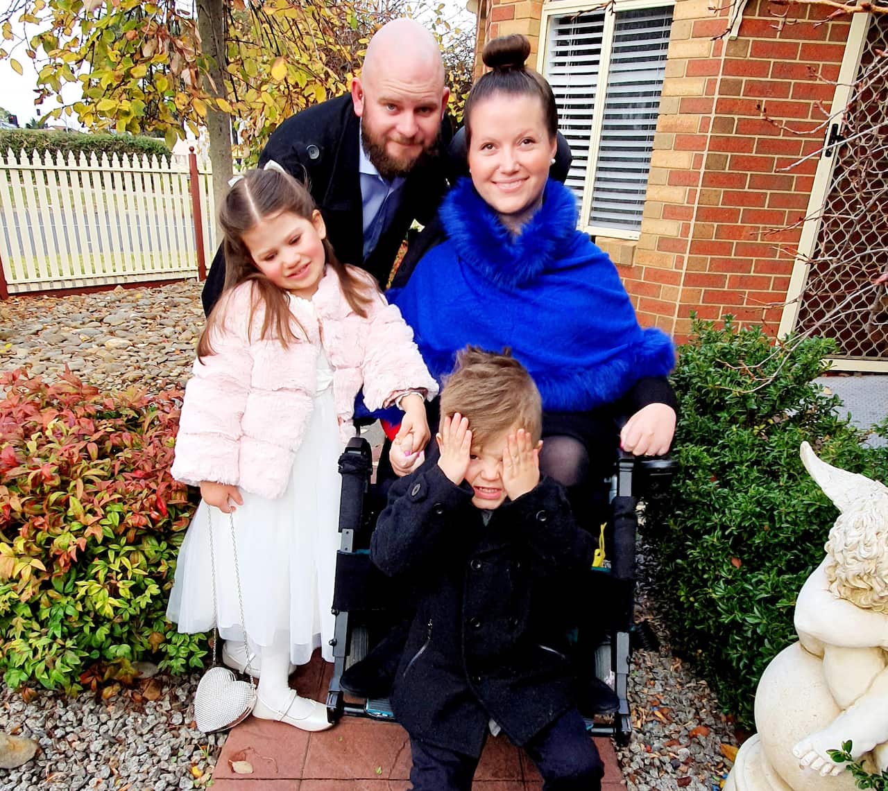 Elvira and her family.