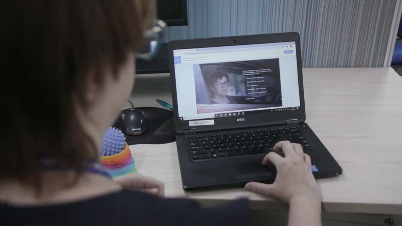 Emma Gallagher is one of eight autistic adults in the module.