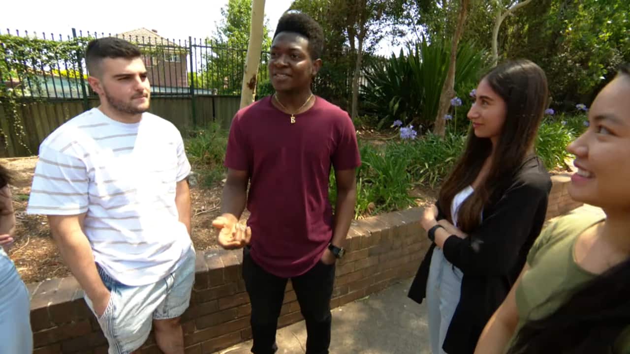 Emmanuel Garley (C) wants to do a degree in science.