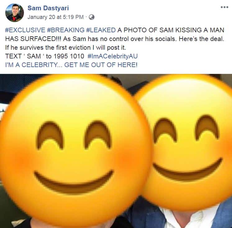 Sam Dastyari's Facebook page