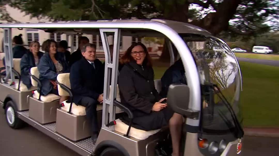 Cecilia Malmstrom goes looking for kangaroos in Canberra.