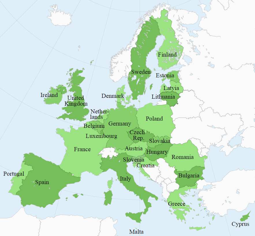European Union map