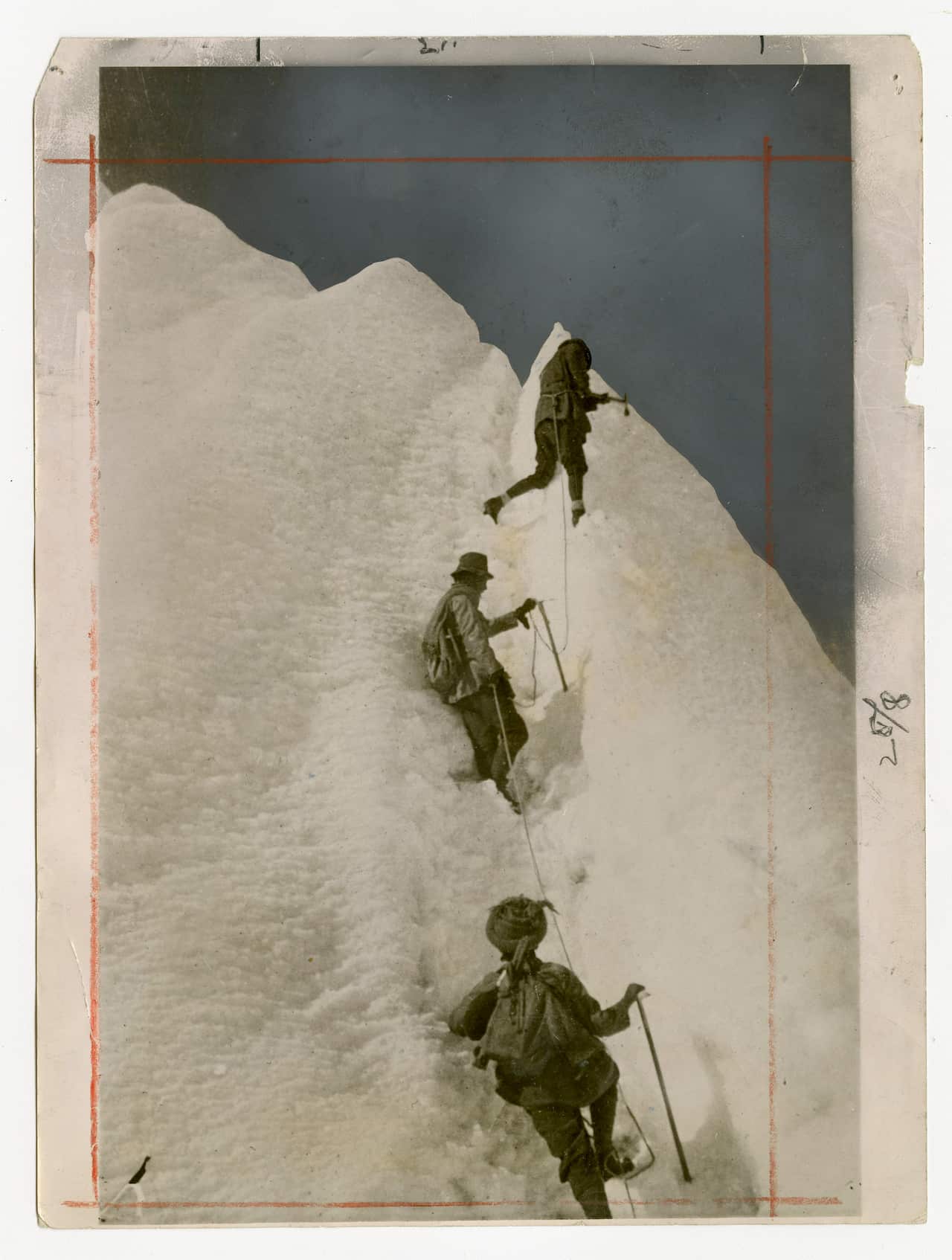 Mount Everest was, and still is, the holy grail for mountain climbers. Members of the 1922 expedition used ice picks to hack footholds into a pristine slope, 23,000 feet up the Himalayan peak. Ropes, aluminum ladders and other climbing aids are now affixe