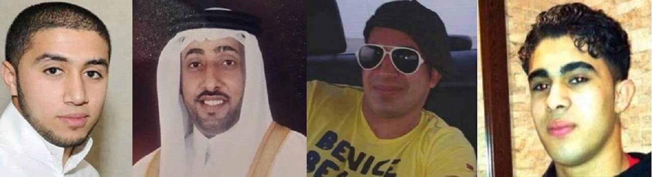 Four executed men, Saudi Arabia