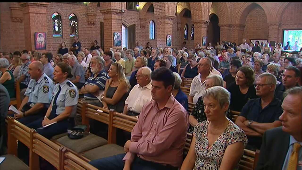 A prayer vigil for victims of the Christchurch terror attacks at Grafton Cathedral. 