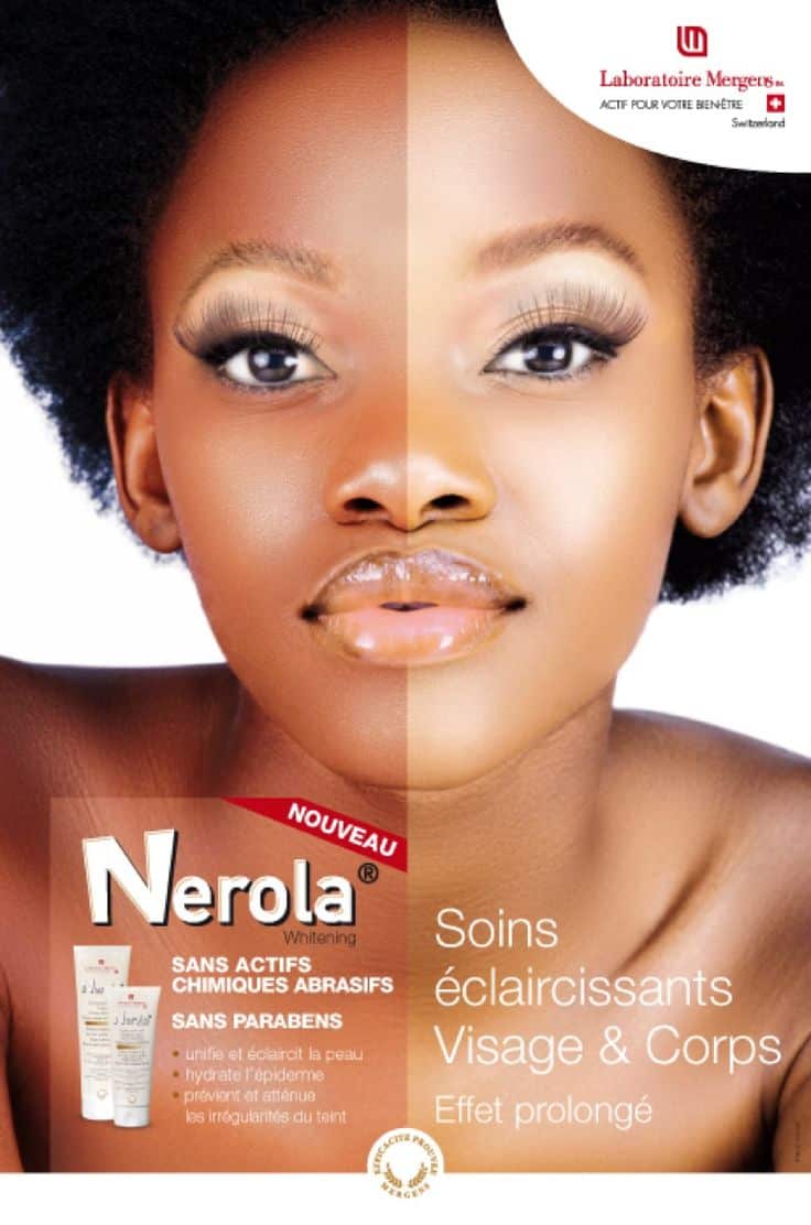 Skin lightening ad