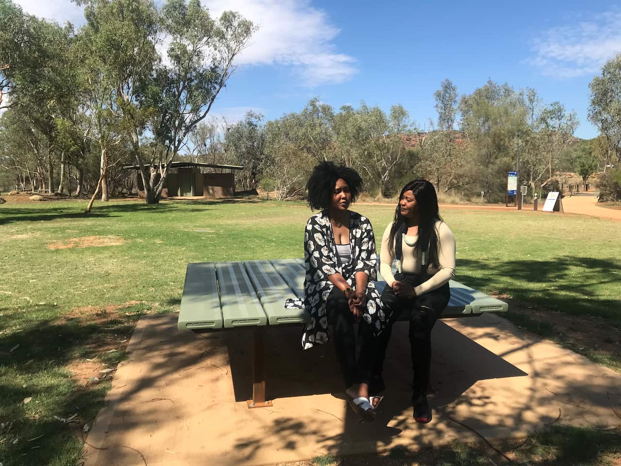 Lubna Tiob in Alice Springs