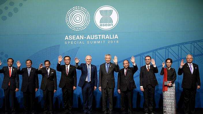 Leaders at the ASEAN-Australia Special Summit.