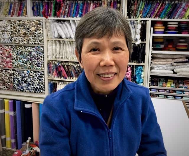 Hang Lam owns a fabric shop in Parramatta.