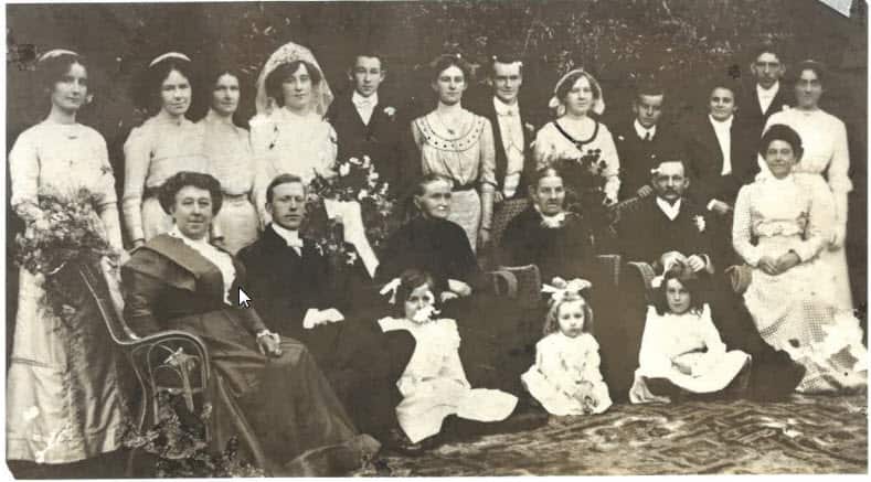 (Right of Bride) Lance Corporal James Leonard Rolls