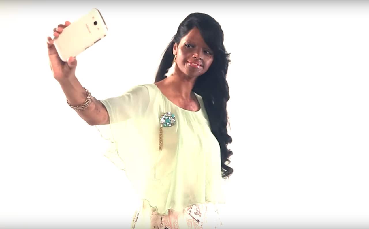 Acid attack survivor Laxmi Saa.