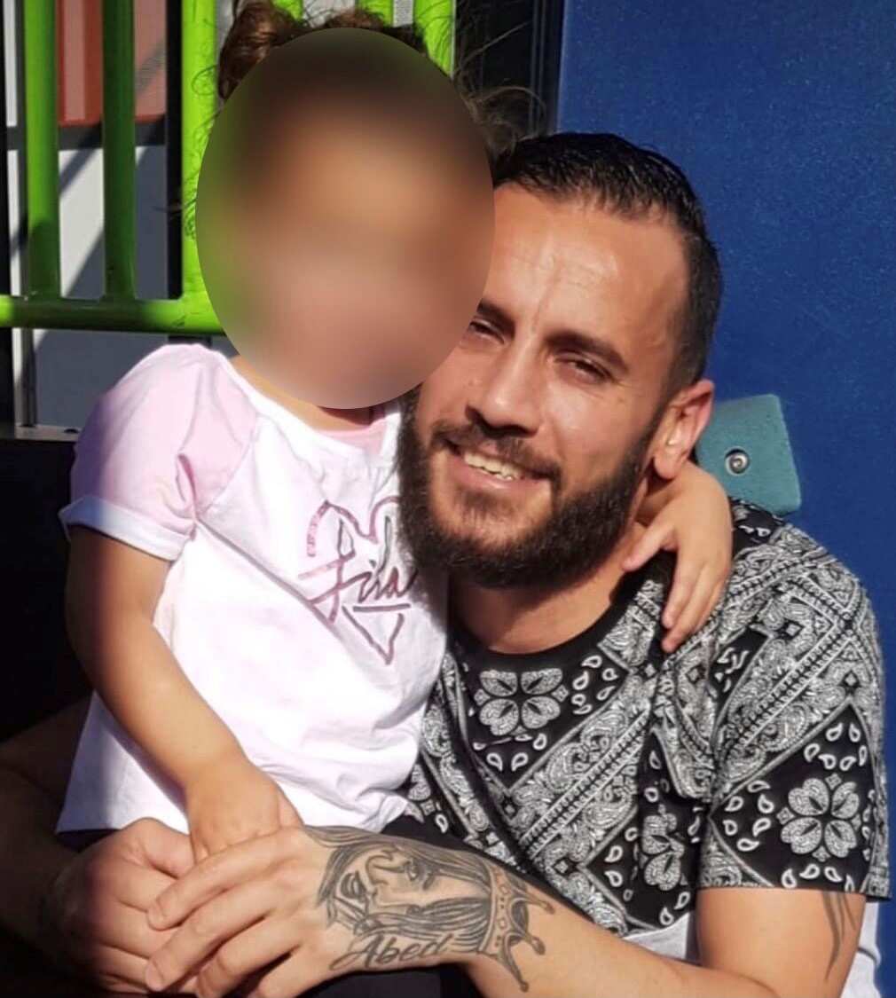 Fawaz Alewa and his daughter.