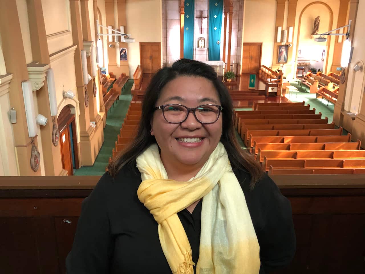 FCCP choir leader Giselle Goloy (SBS)