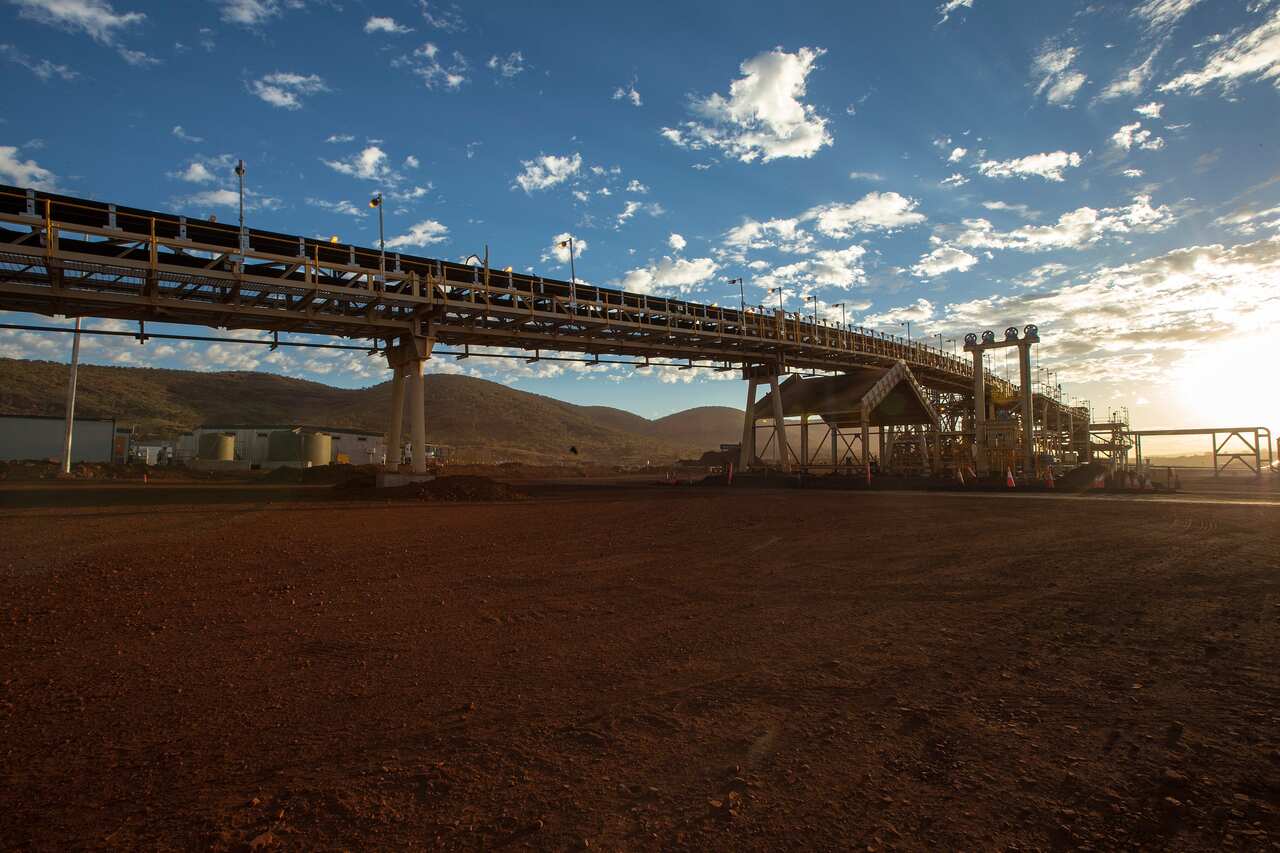 Fortescue Metals Solomon mine in Western Australia's Pilbara