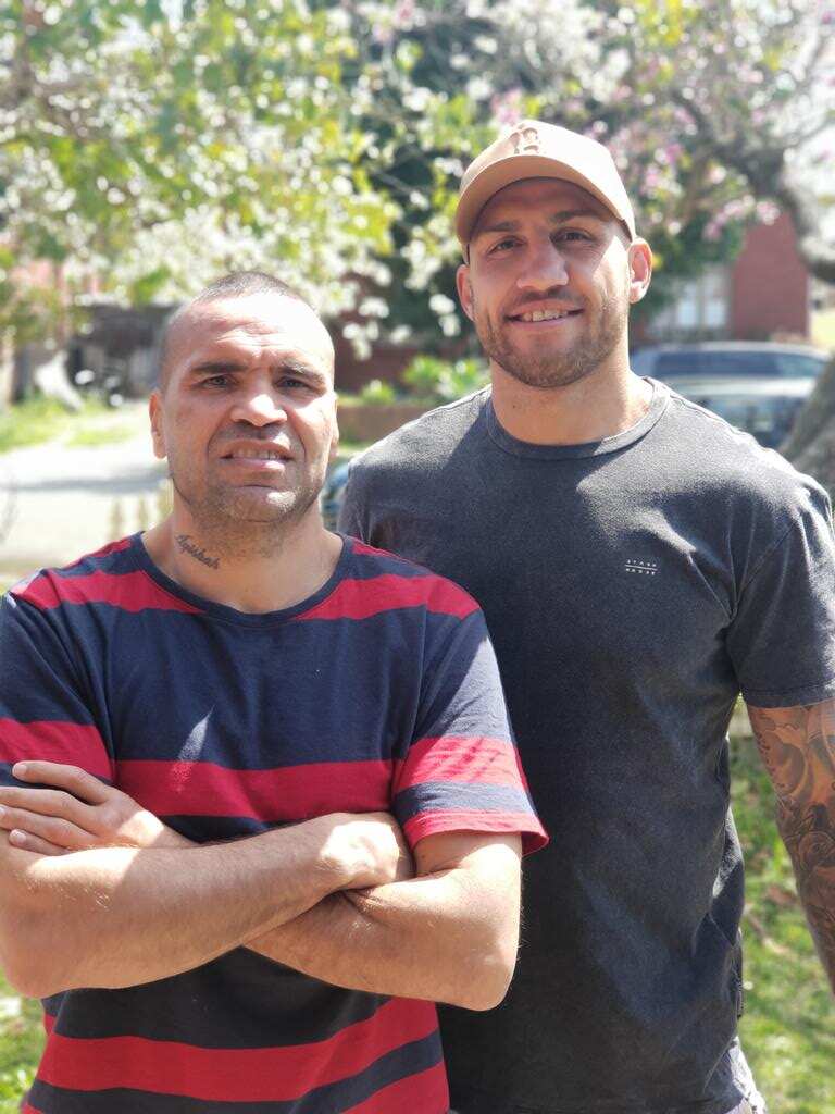 Anthony Mundine and Blake Ferguson