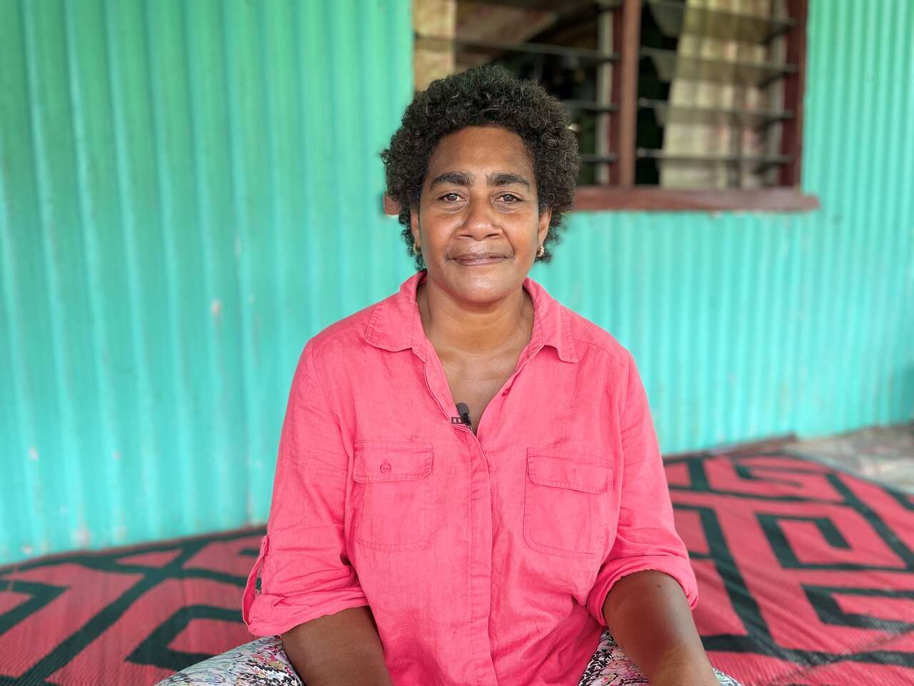 Dairy farmer Seruwaia Kabukabu.