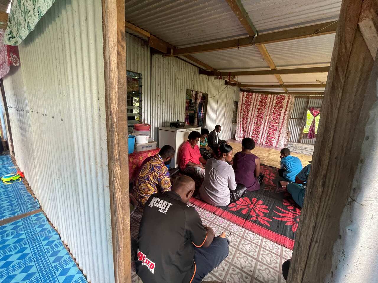 This church in Serea village in Fiji hosted a COVID-19 vaccination drive.