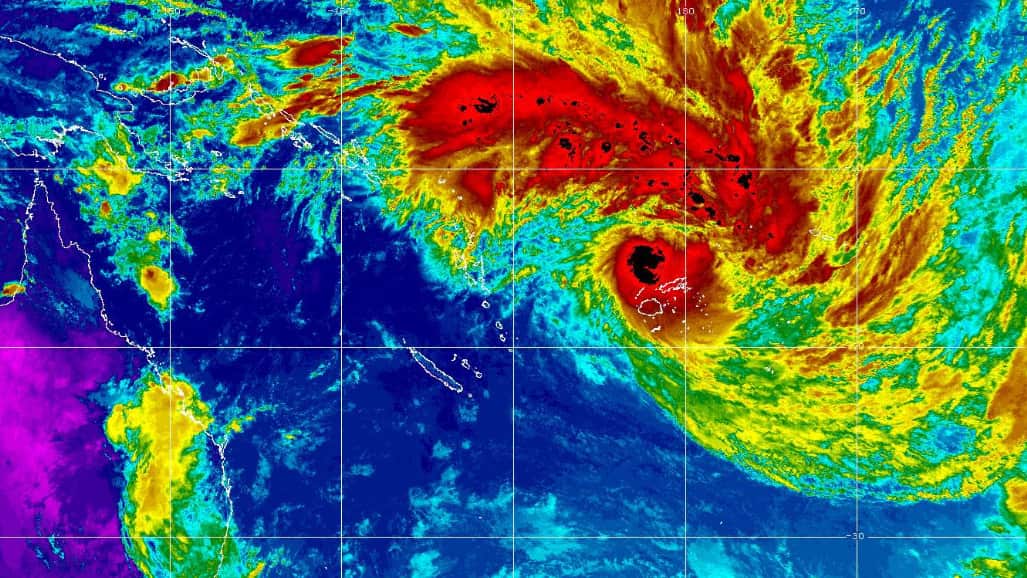 The cyclone also poses a threat to Tonga's main island, Tongatapu.
