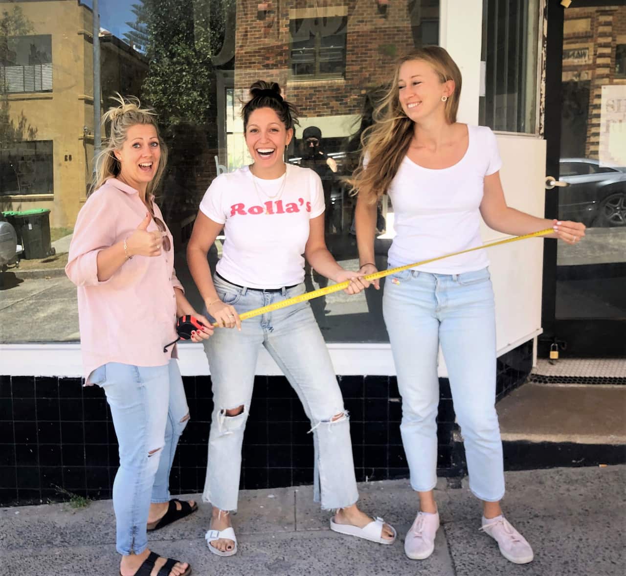 Friends Linda, Diana and Sophie at Bondi.