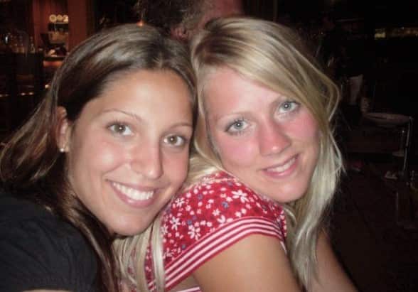 Diana and Linda in Sydney in 2007.