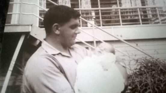 Catrina Moroney with her father.