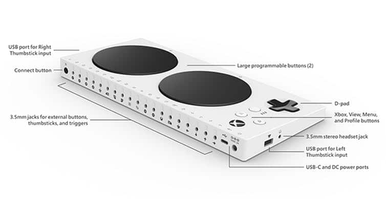The Xbox adaptive controller provides more options for players