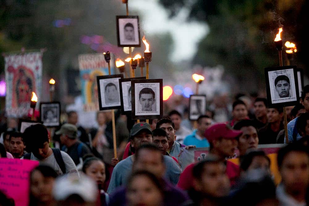 Mexicans protest student murders
