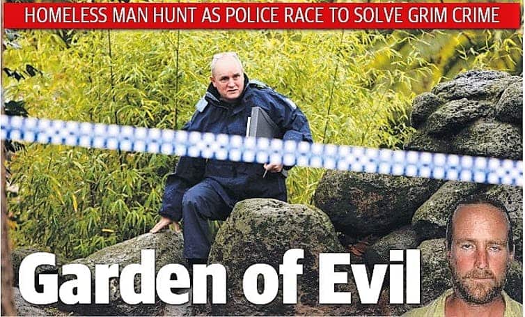 Media coverage can reinforce the connection in some people’s minds between being homeless and criminality. Herald Sun 30 June 2014.